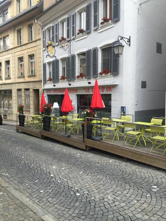 Hotel-Restaurant Le Lion D'Or Порентруи Екстериор снимка