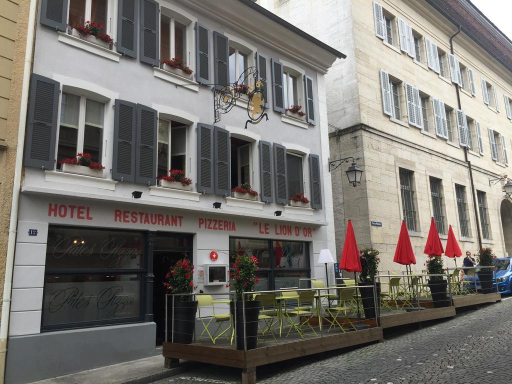 Hotel-Restaurant Le Lion D'Or Порентруи Екстериор снимка